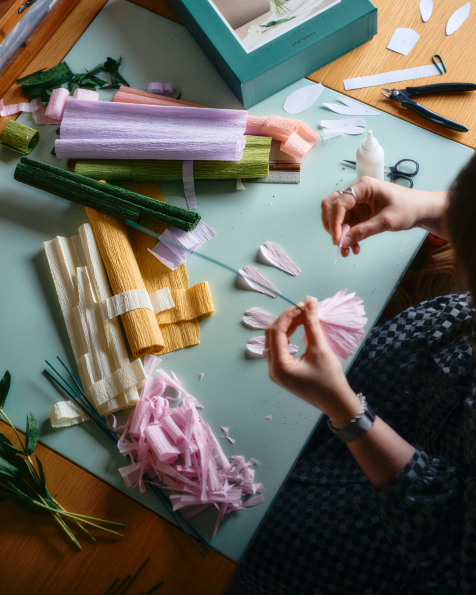 Crepe Paper Flower Set