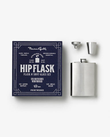 Hip Flask Dark Blue
