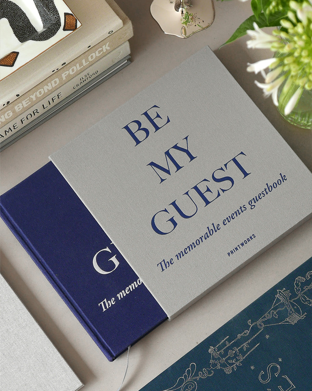 Be My Guest, Grijs/Blauw