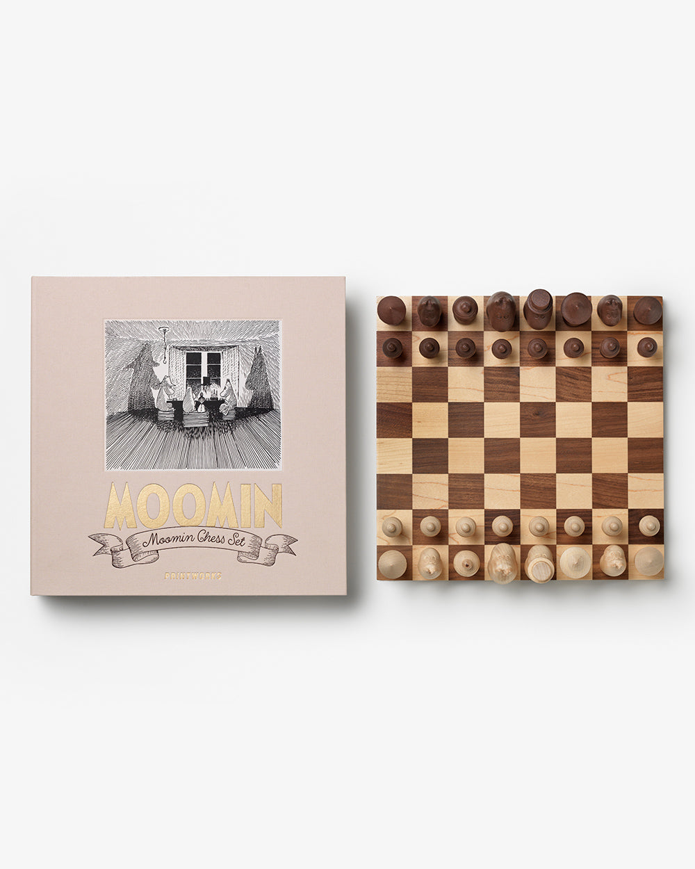 Wood Chess, Moomin x Printworks