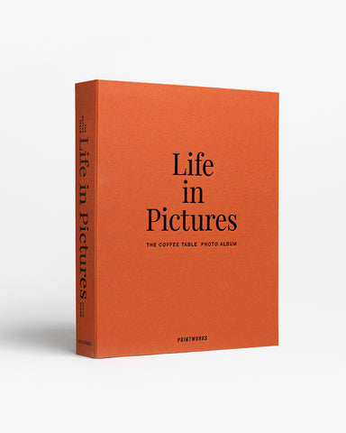 Life In Pictures Orange Photo Album