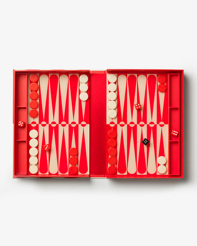 Art Backgammon Red Cream