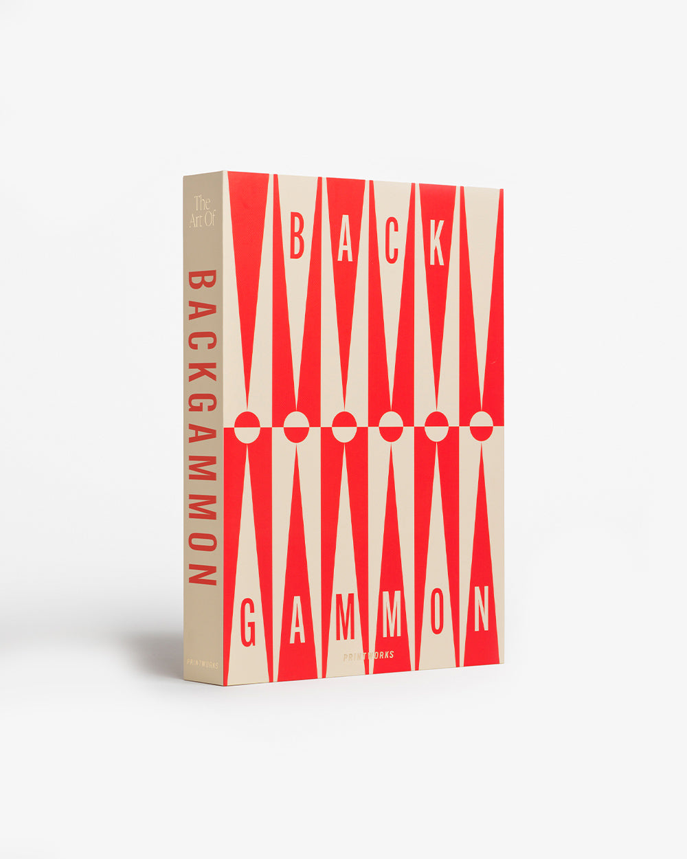 Art of Backgammon, Red/Cream