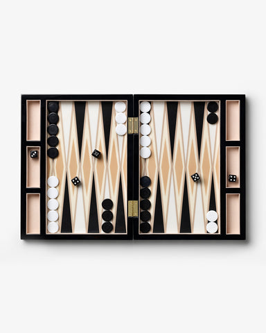 Lacquered Backgammon