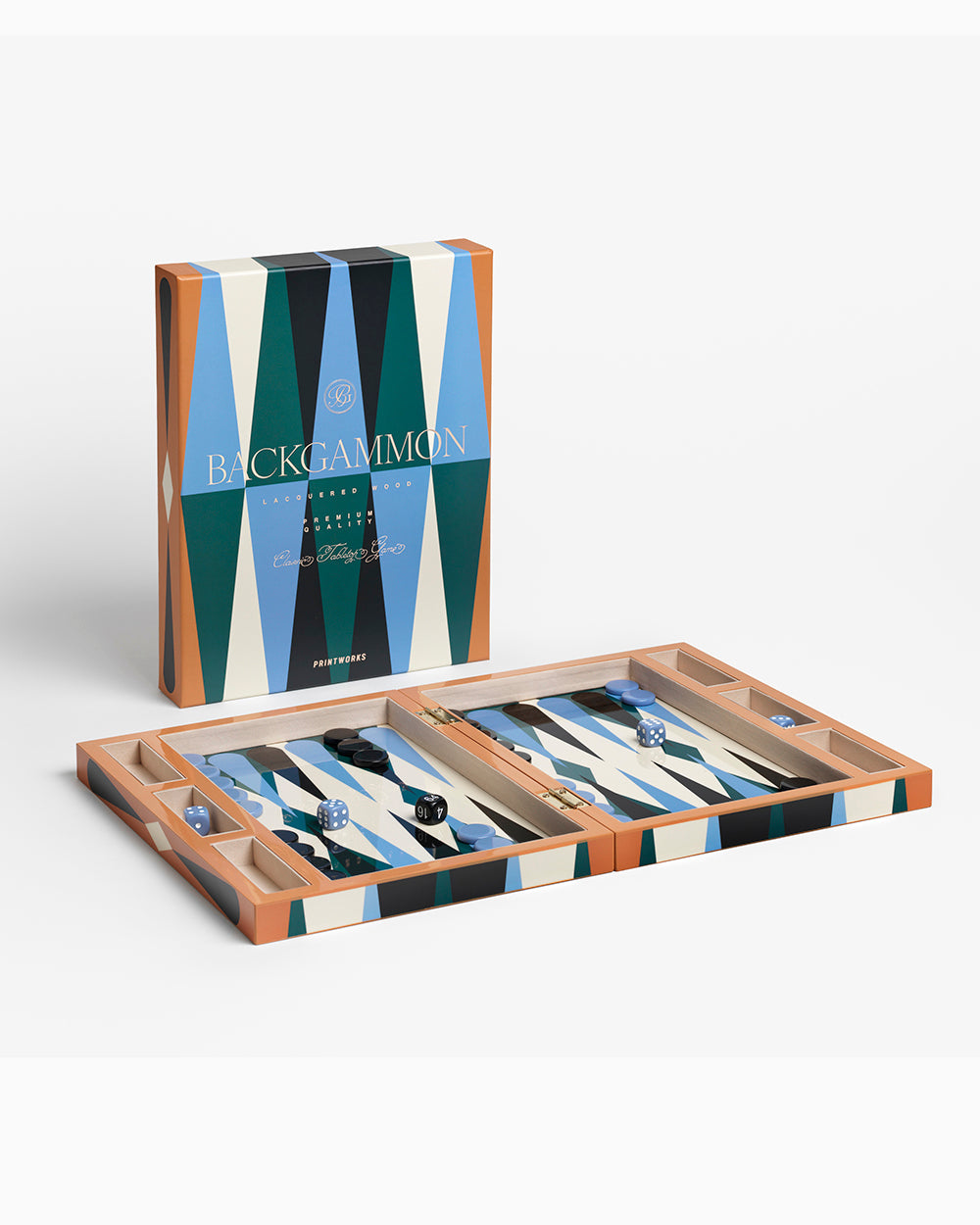 Lacquered Backgammon