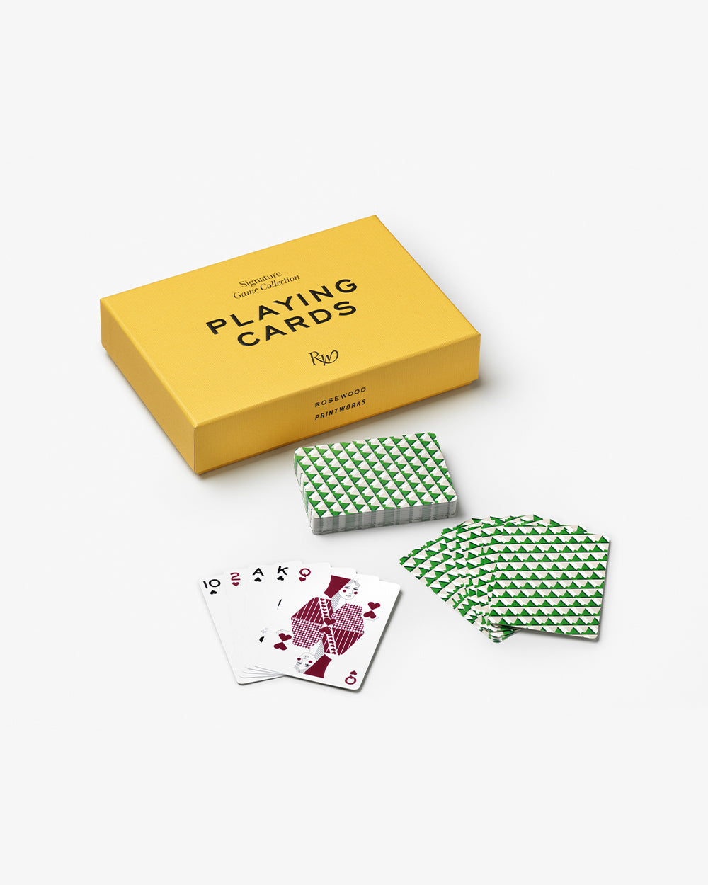 Double Playing Cards, Rosewood Exclusive