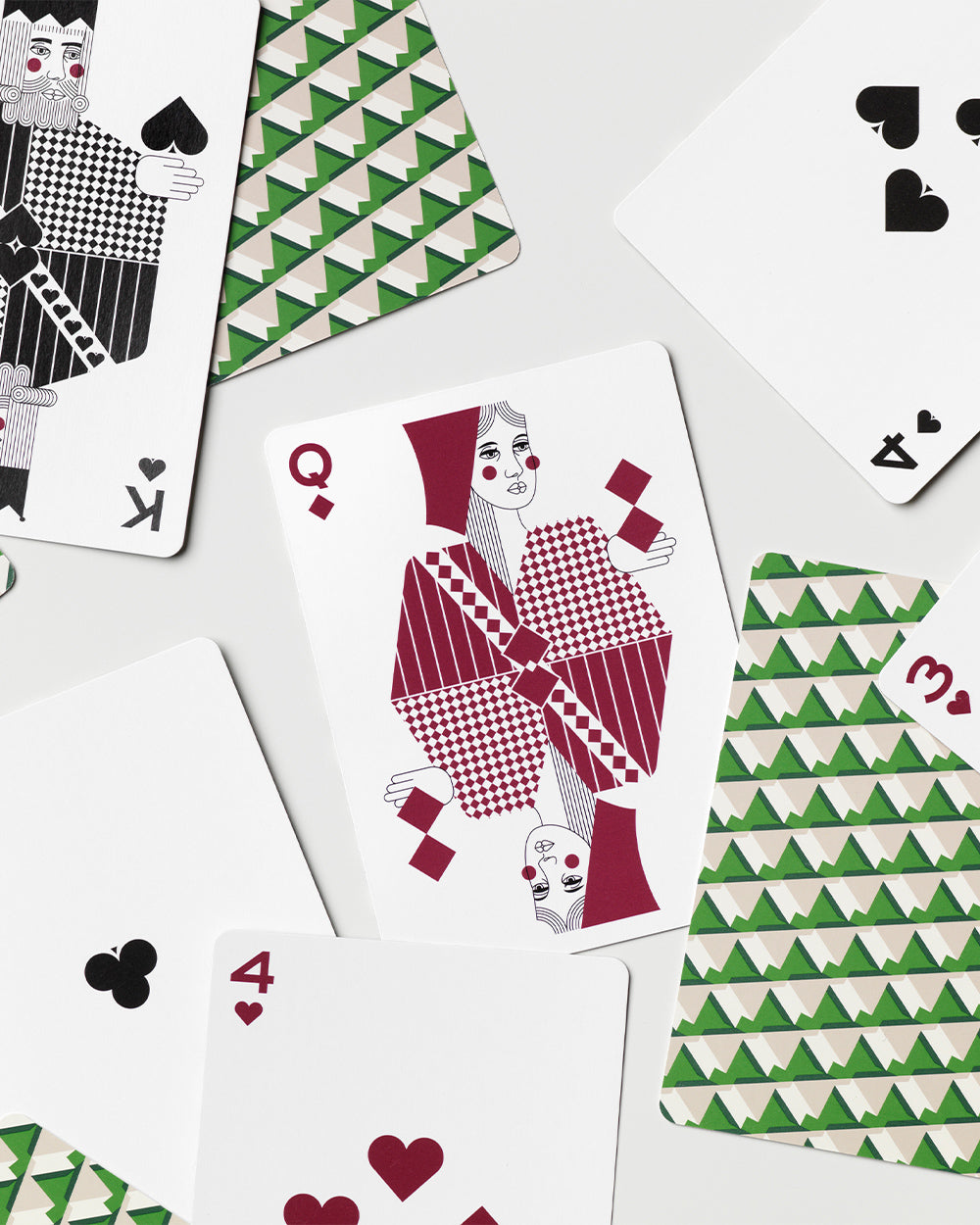 Double Playing Cards, Rosewood Exclusive