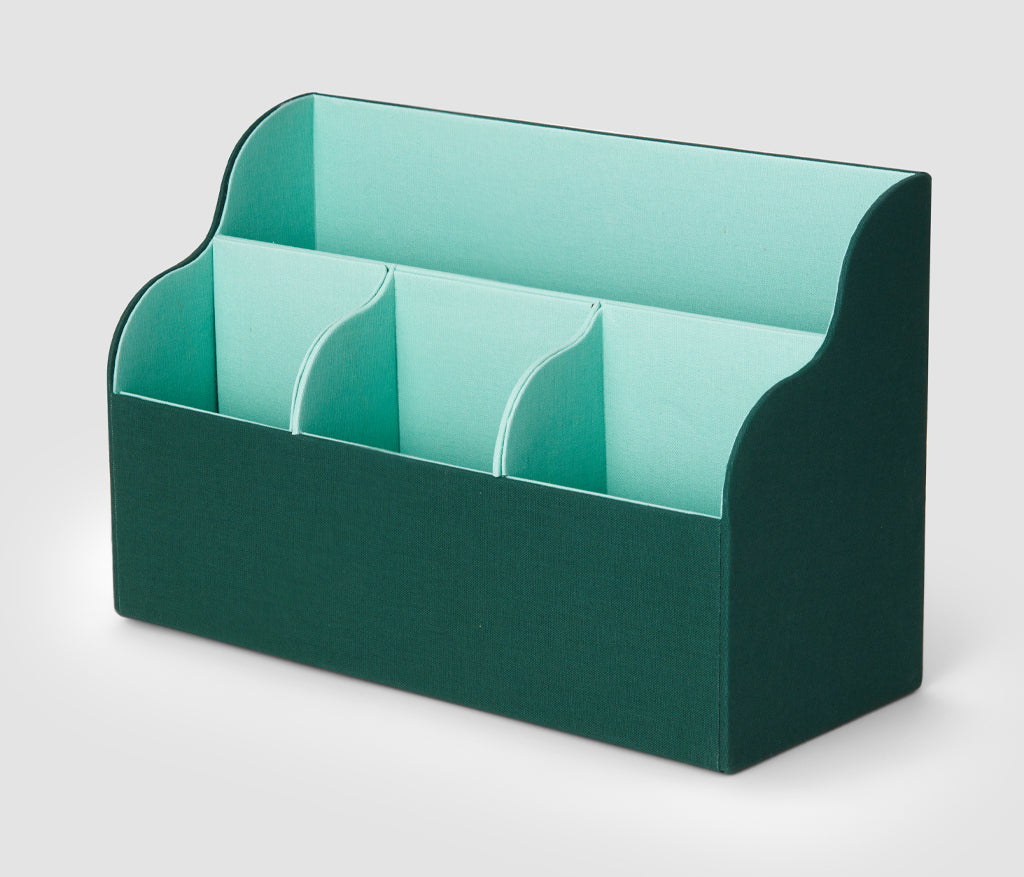 Desktop Organizer - Green/Turquoise