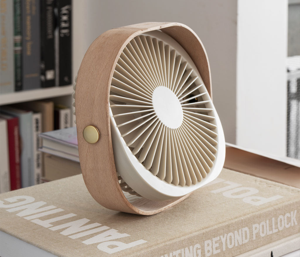 Portable Fan Fantastic Wood Beige Printworks portable-fan-fantastic-wood-beige-printworks