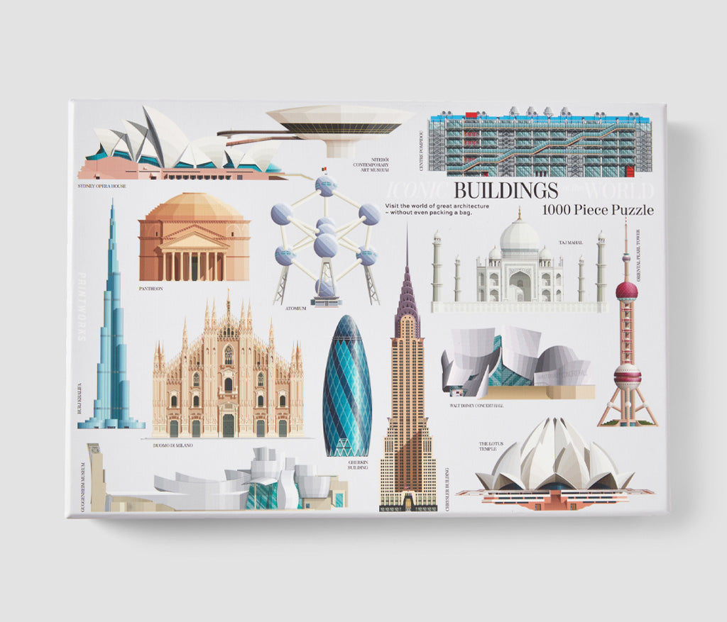Puzzle - Iconic Buildings (1000 pièces)