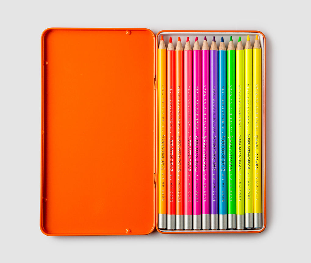 12 Color pencils - Neon – Printworks