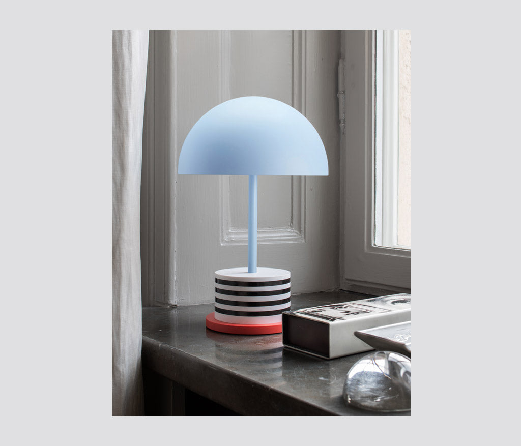 Tragbare Lampe - Riviera, Streifen – Printworks